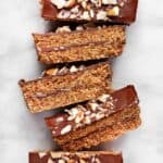 Chocolate Coconut Almond Bars sliced