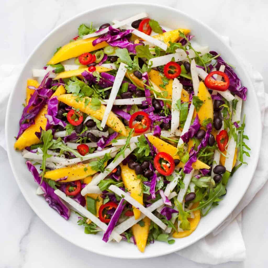 Mango Jicama Black Bean Salad