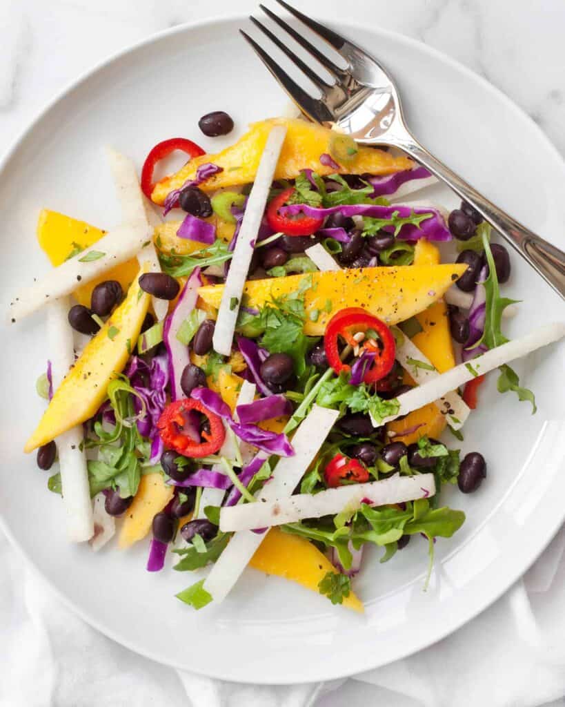 Mango Jicama Black Bean Salad