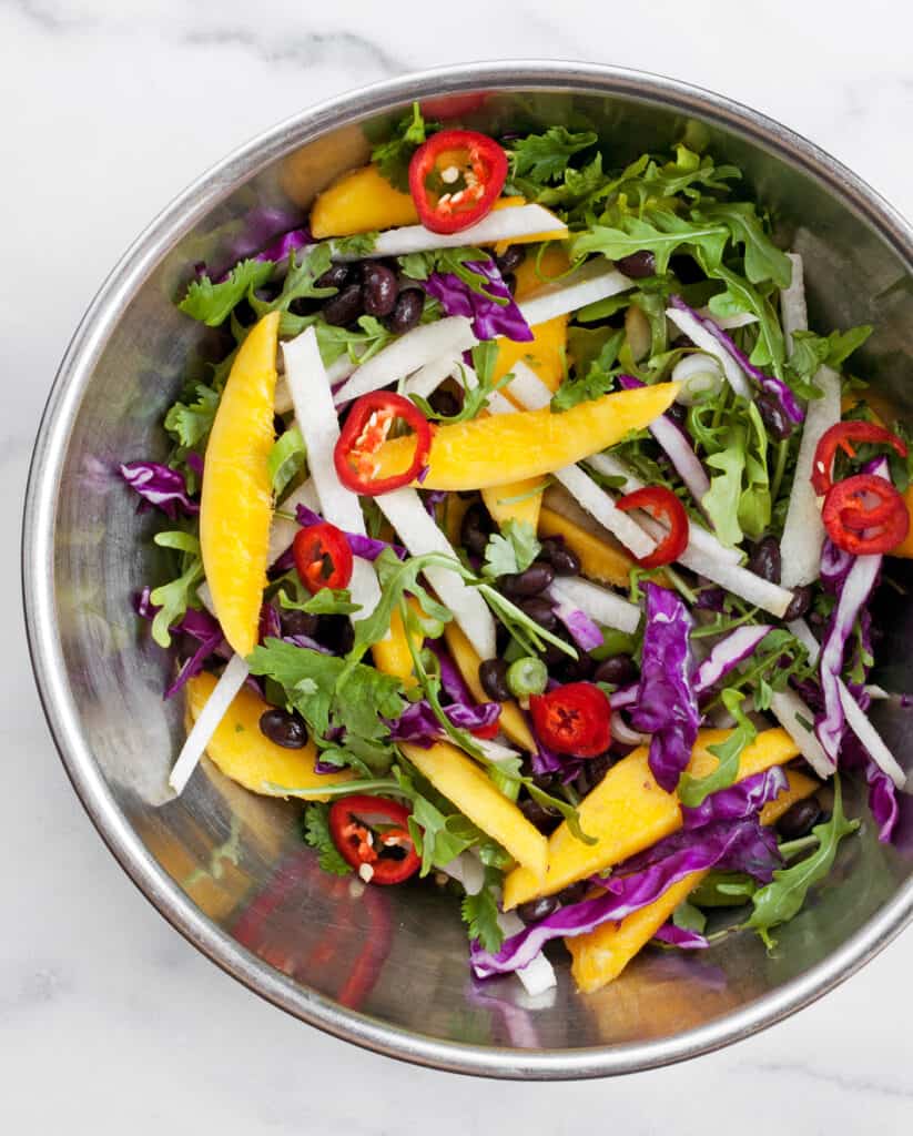 Mango Jicama Black Bean Salad