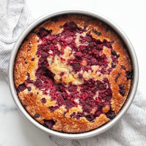 Raspberry Buttermilk Cake