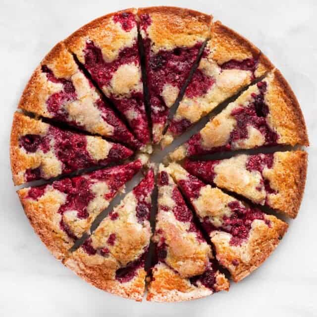 Raspberry Buttermilk Cake (Fresh or Frozen Berries) Last Ingredient