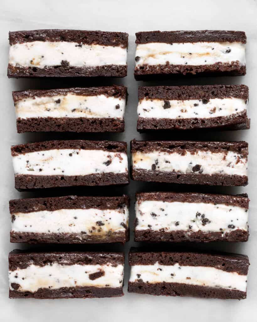 Brownie Ice Cream Sandwiches1