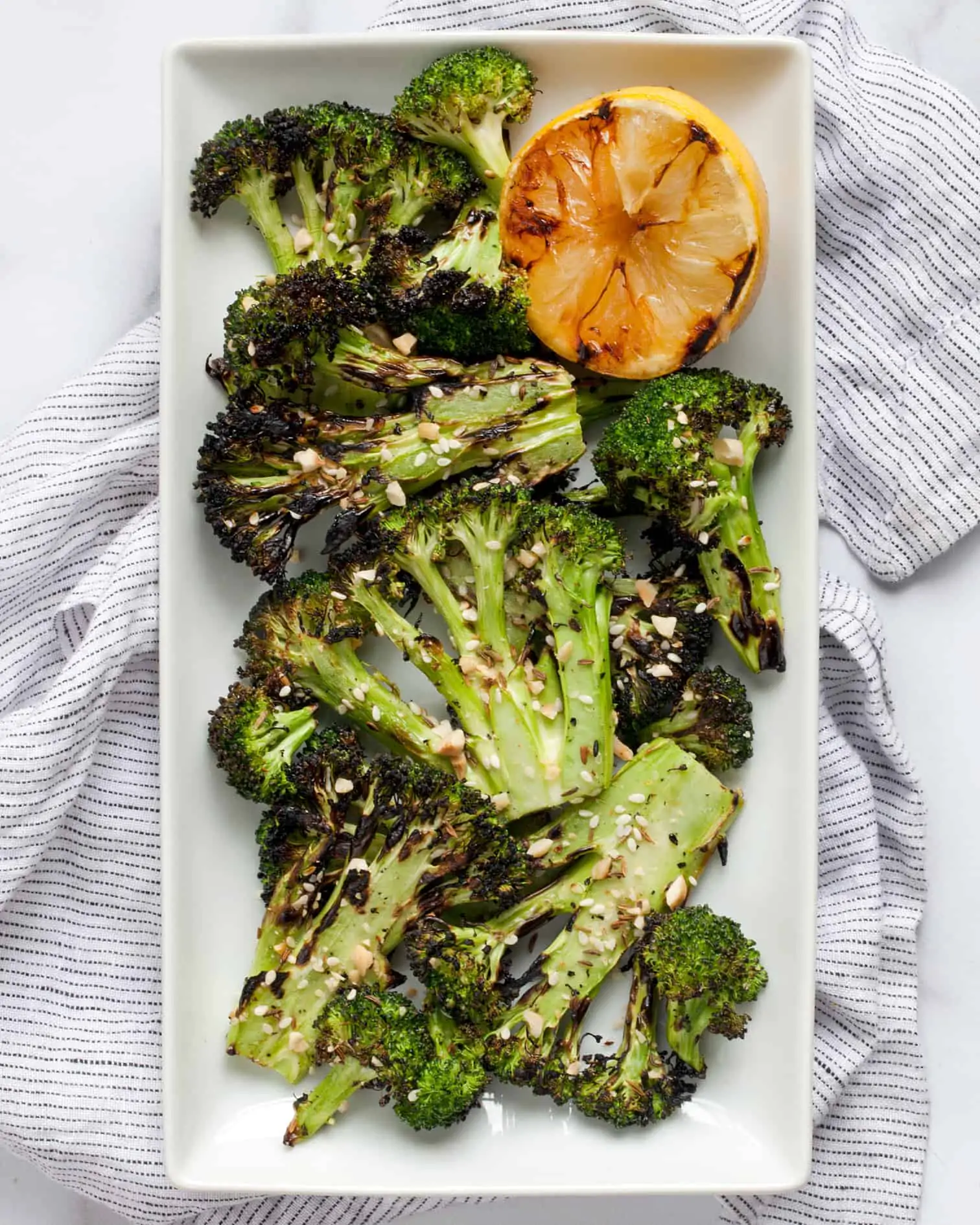 Grilled Dukkah Broccoli