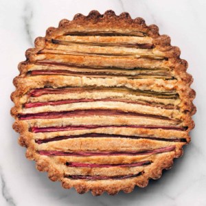 Rhubarb Almond Cake