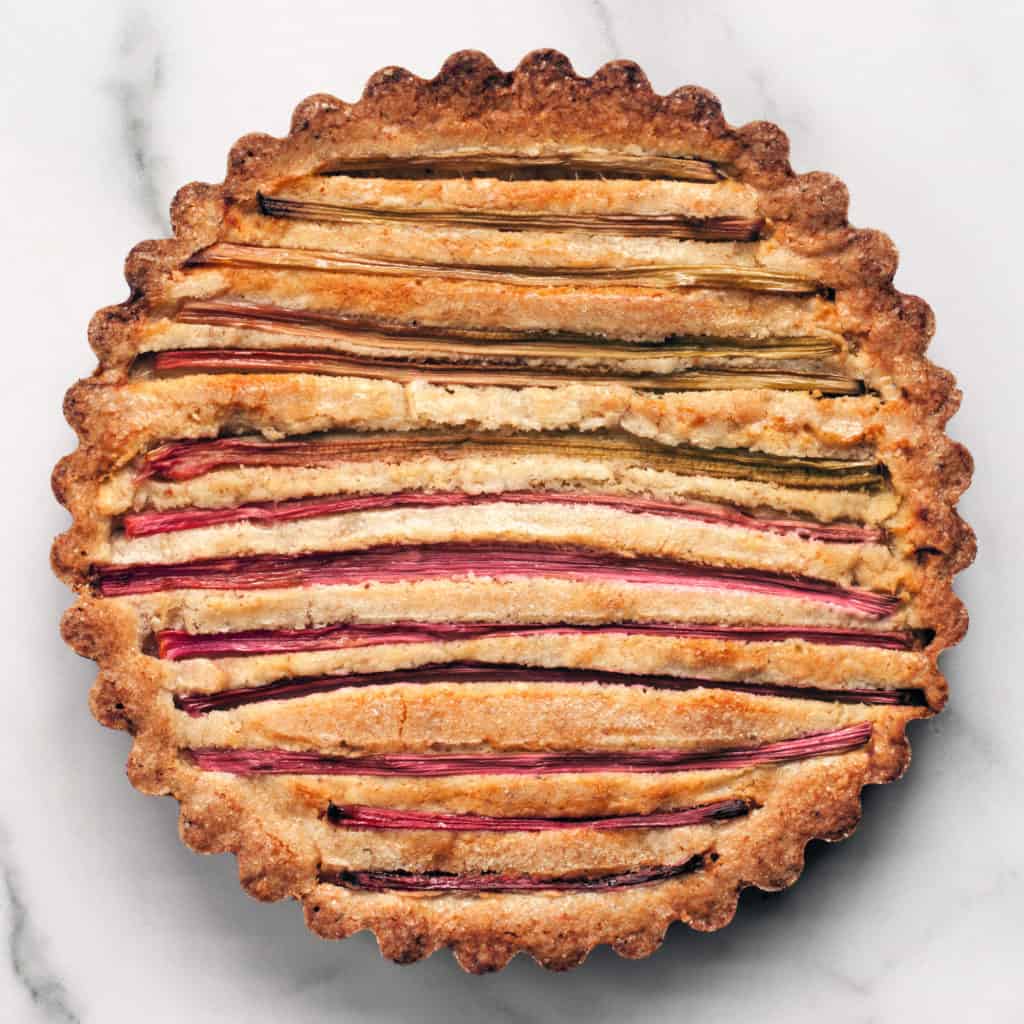 Rhubarb Almond Tart