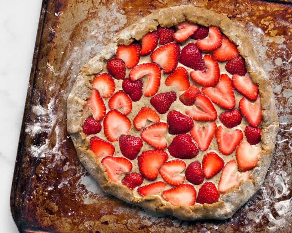 Strawberry Pistachio Galette