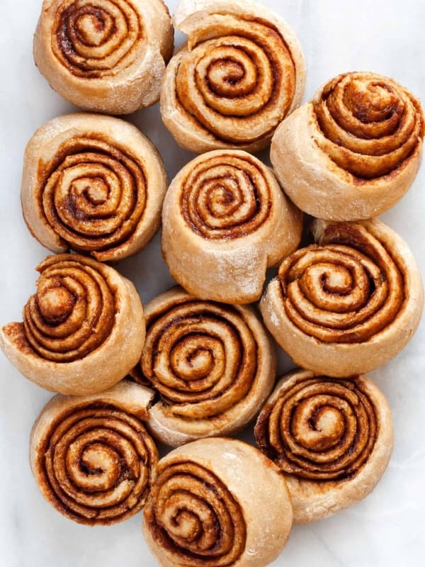 Vegan Pizza Dough Cinnamon Rolls