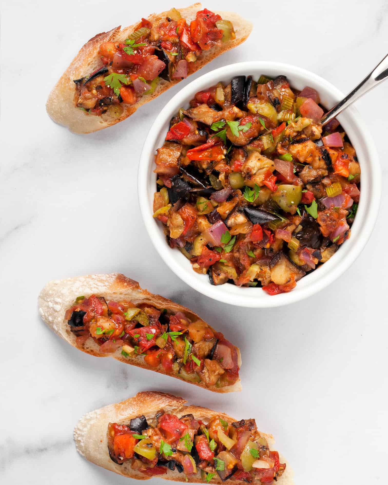 Grilled Caponata with Eggplant, Tomatoes &amp; Onions | Last Ingredient