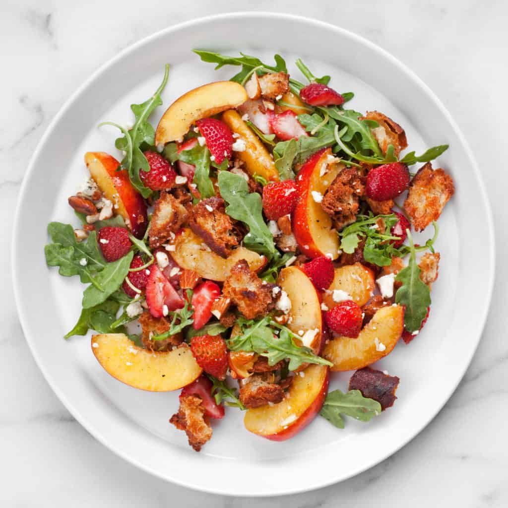 Strawberry Nectarine Panzanella