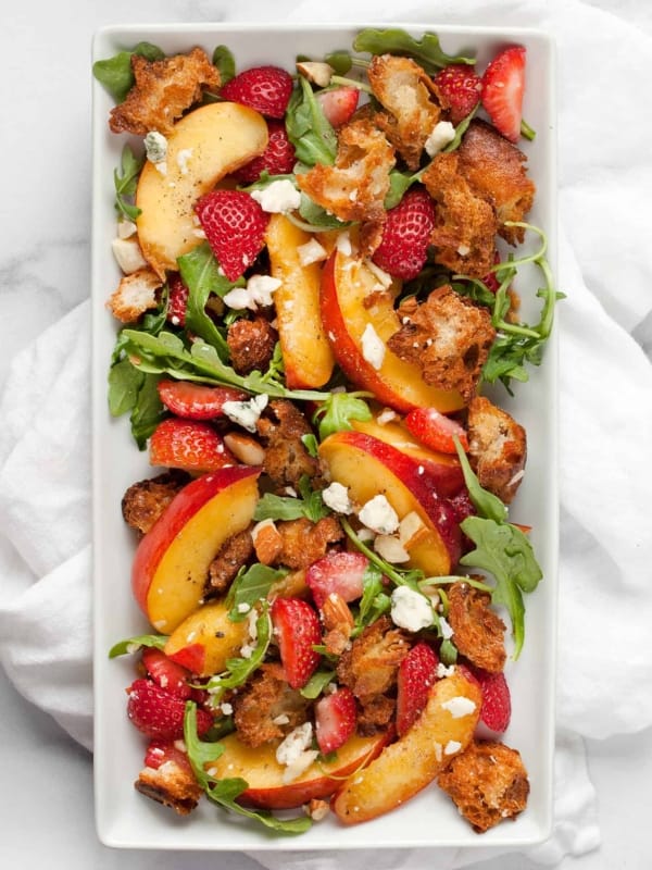 Strawberry Nectarine Panzanella