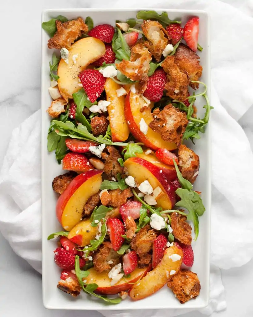 Strawberry Nectarine Panzanella