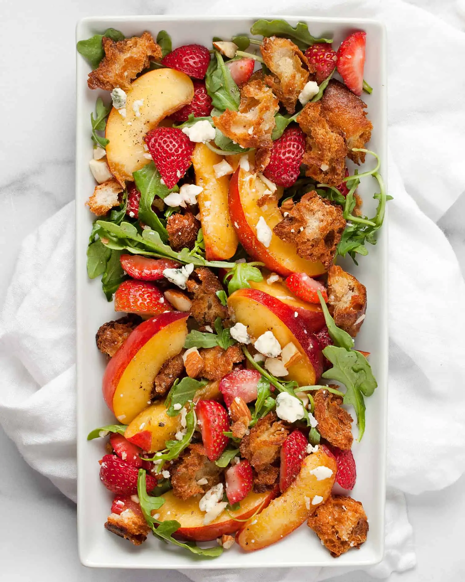 Strawberry Nectarine Panzanella