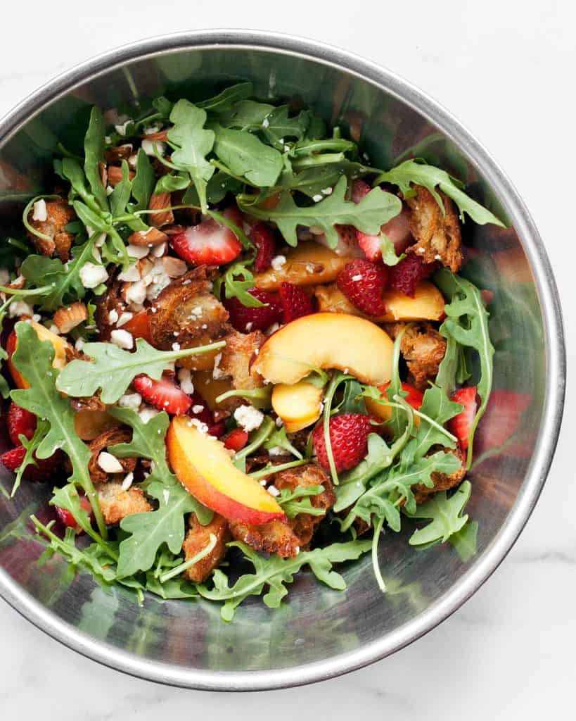 Strawberry Nectarine Panzanella