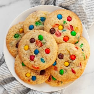 Cookies on a plate.