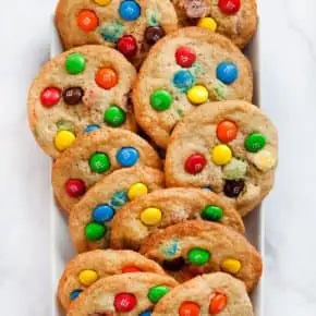Crispy M&M Cookies