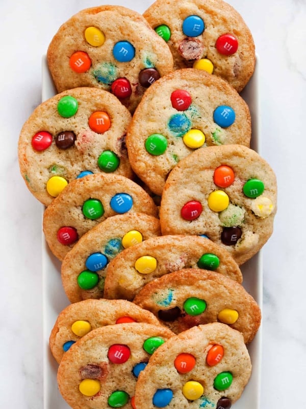 Crispy M&M Cookies