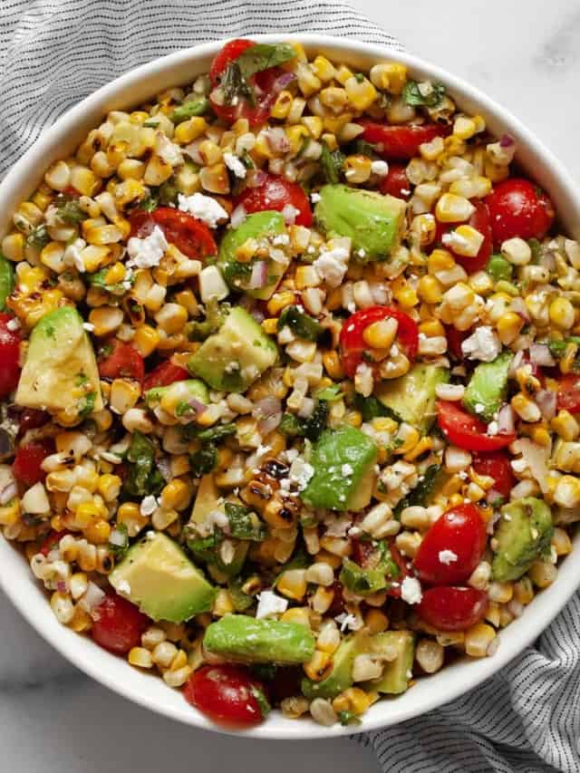 Corn Avocado Salad Last Ingredient
