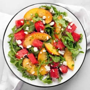 Watermelon Peach Salad