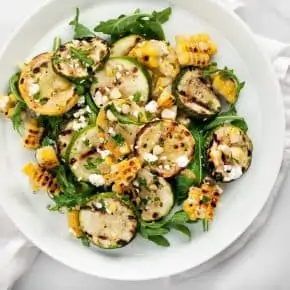 Grilled Zucchini Summer Squash and Corn
