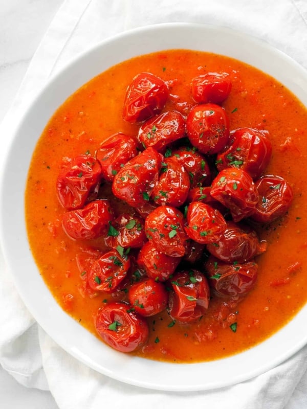 Roasted Cherry Tomato Vinaigrette