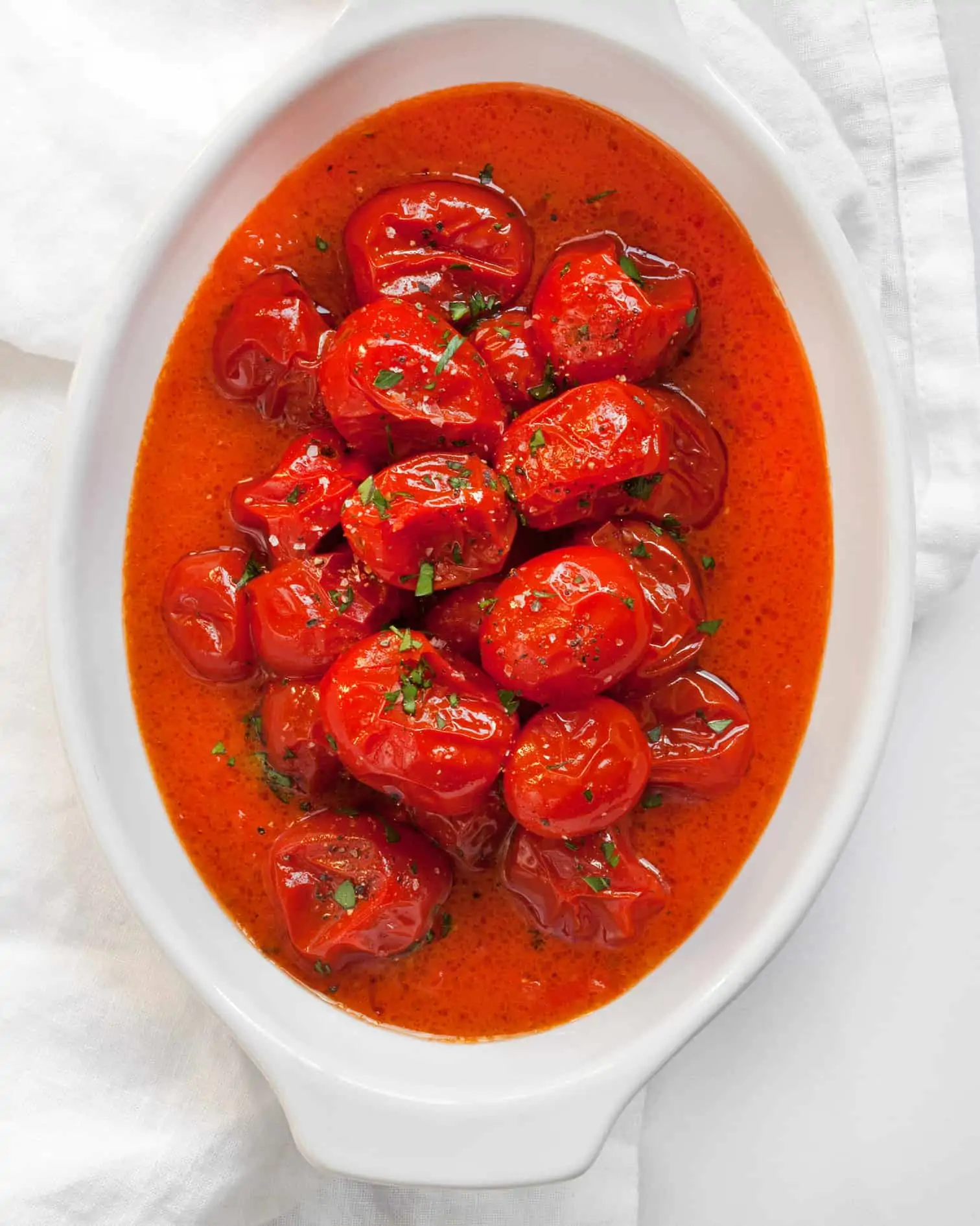 Roasted Cherry Tomato Vinaigrette