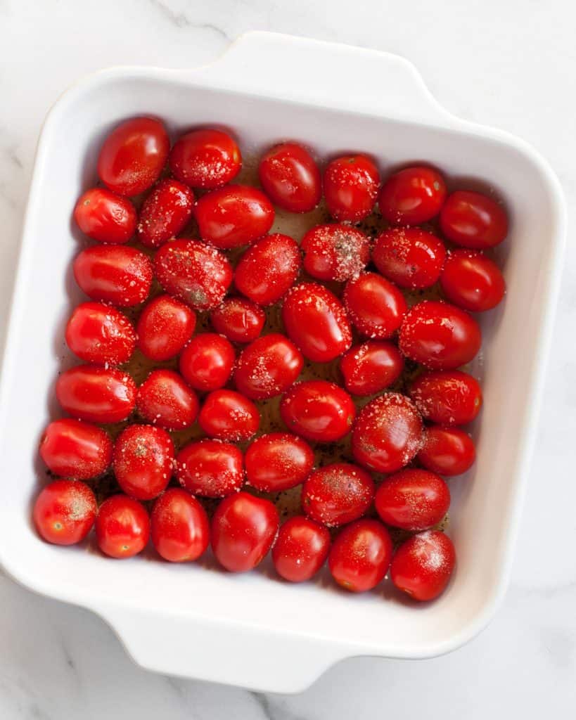 Roasted Cherry Tomato Vinaigrette