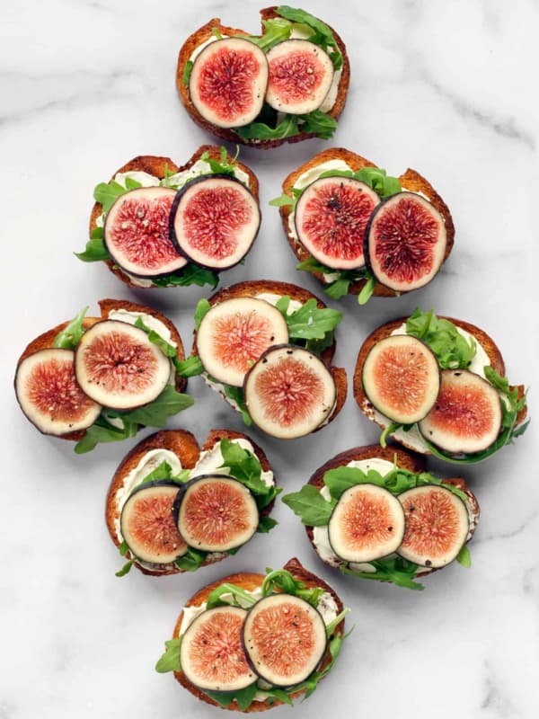Honey Whipped Goat Cheese and Figs
