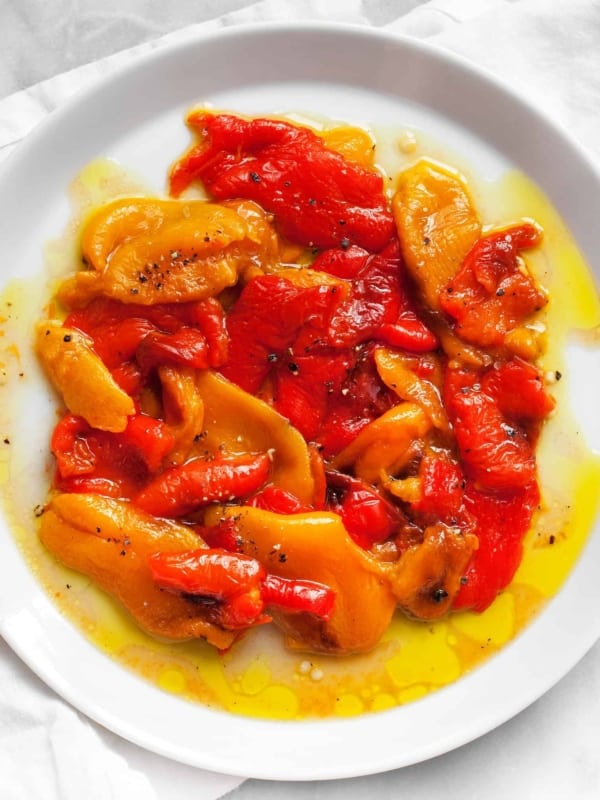 Marinated Roasted Sweet Peppers