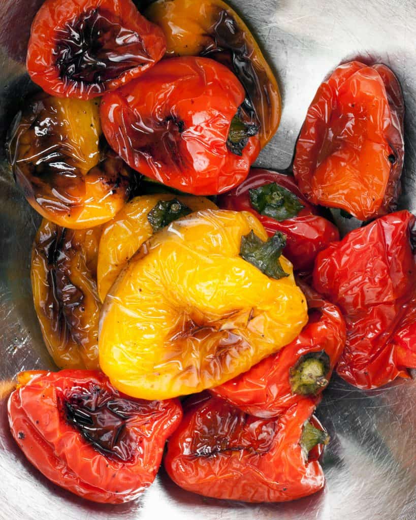 Marinated Roasted Sweet Peppers