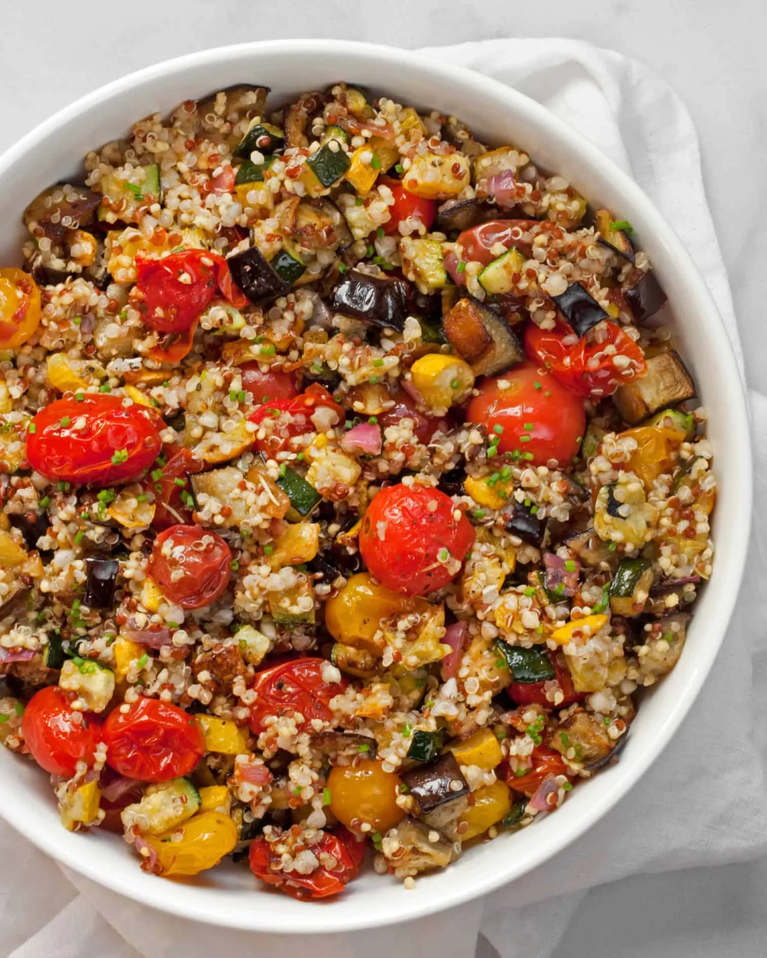 Roasted Ratatouille Quinoa