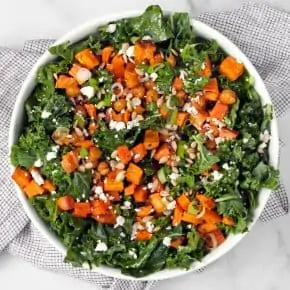 Sweet Potato Chickpea Kale Salad