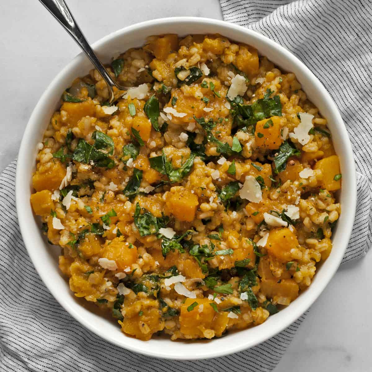 Butternut Squash Baked Barley Risotto-image