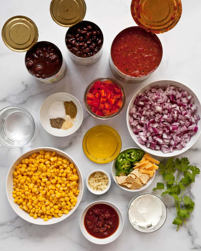 Easy Vegetarian Black Bean Chili Last Ingredient