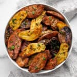 Oven-roasted potatoes in a bowl.