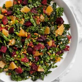 Beet Orange Kale Salad