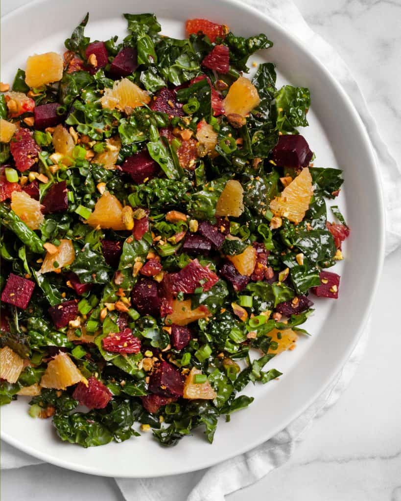 Beet Orange Kale Salad