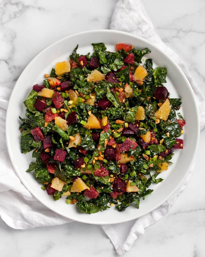 Beet Orange Kale Salad