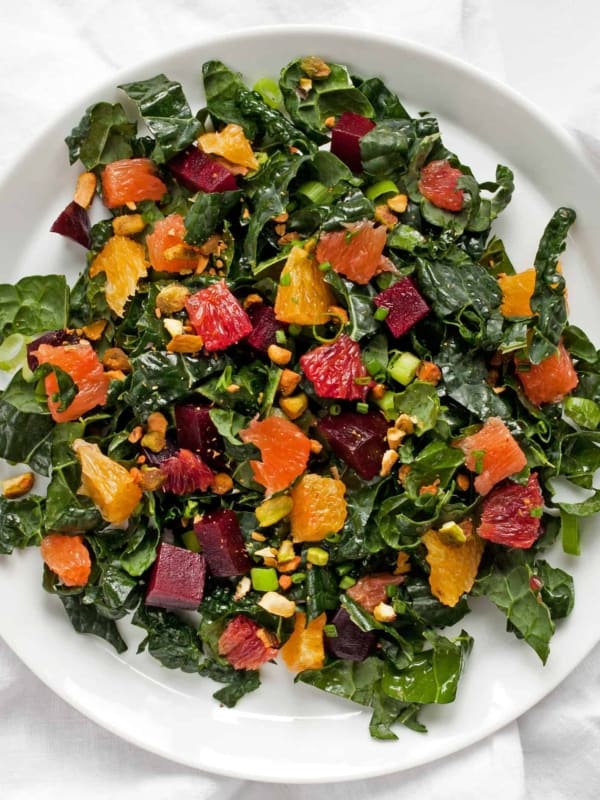 Beet Orange Kale Salad