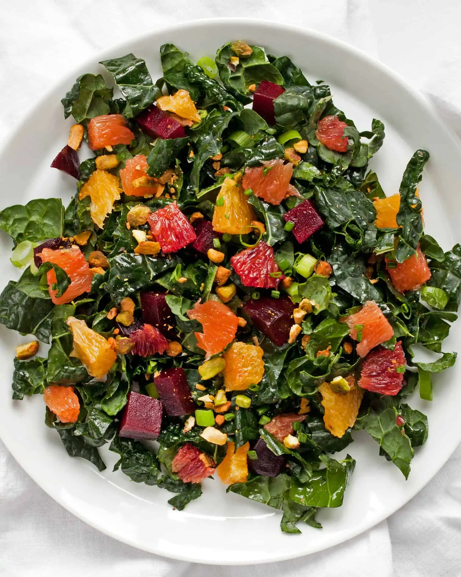 Beet Orange Kale Salad