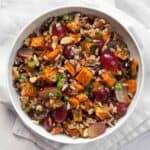 Sweet Potato Grape Wild Rice Salad