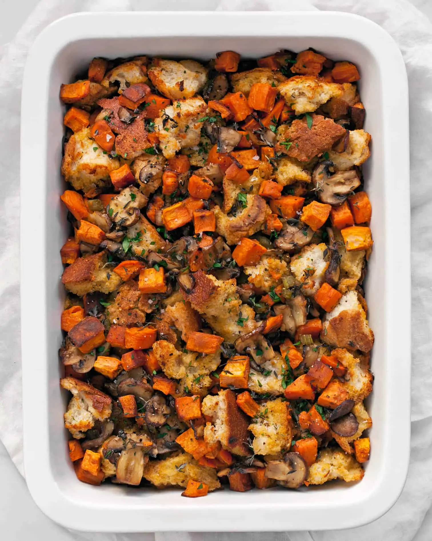 Sweet Potato Mushroom Stuffing