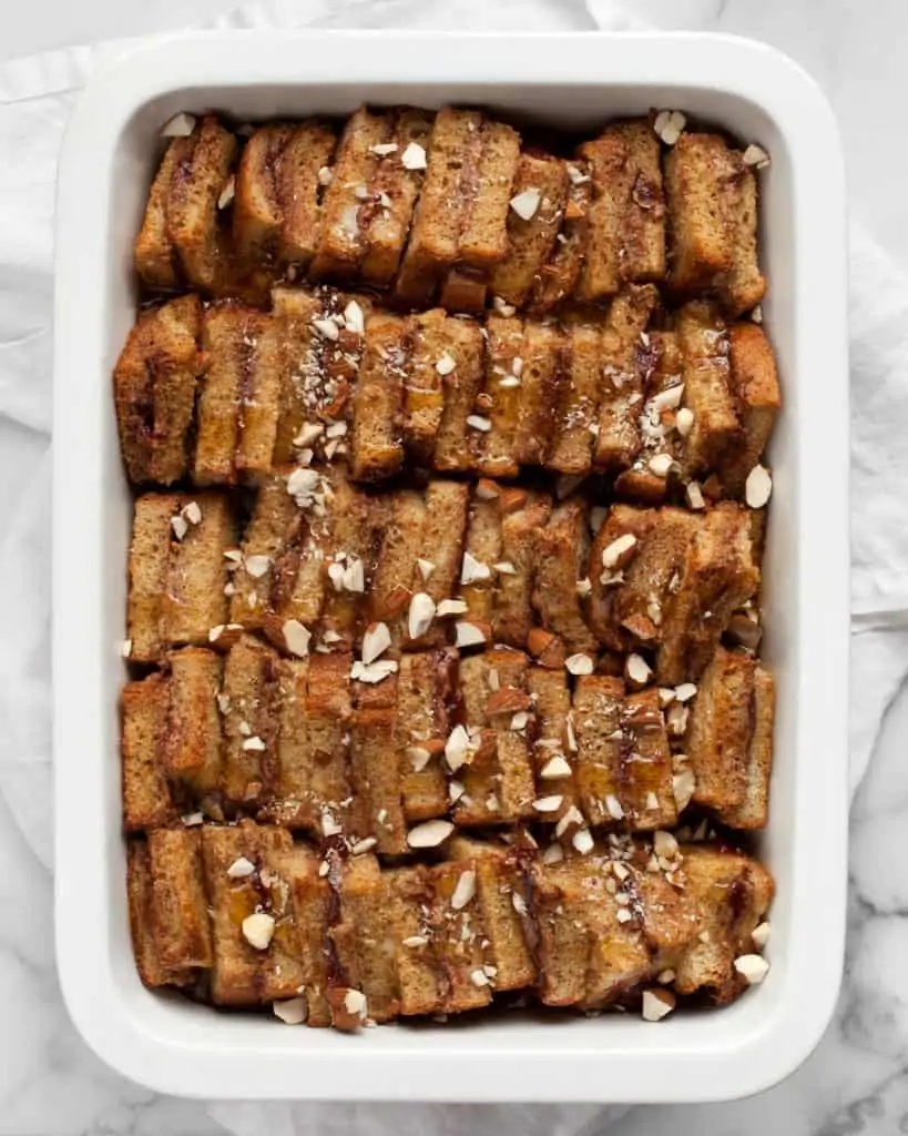 Baked Almond Butter And Jelly French Toast