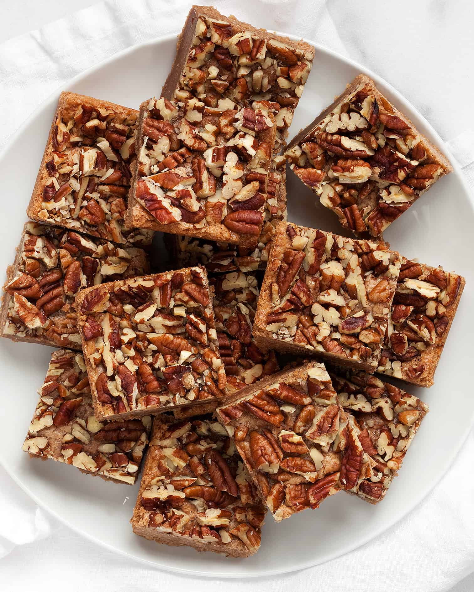 Cinnamon Squares with Chopped Pecans Last Ingredient