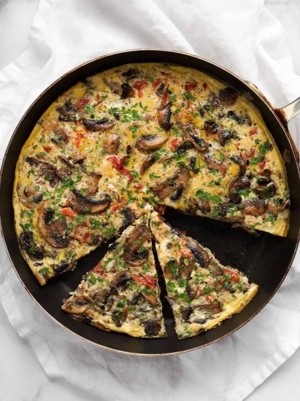 Mushroom Tomato Frittata