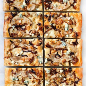 Pear Blue Cheese Onion Focaccia