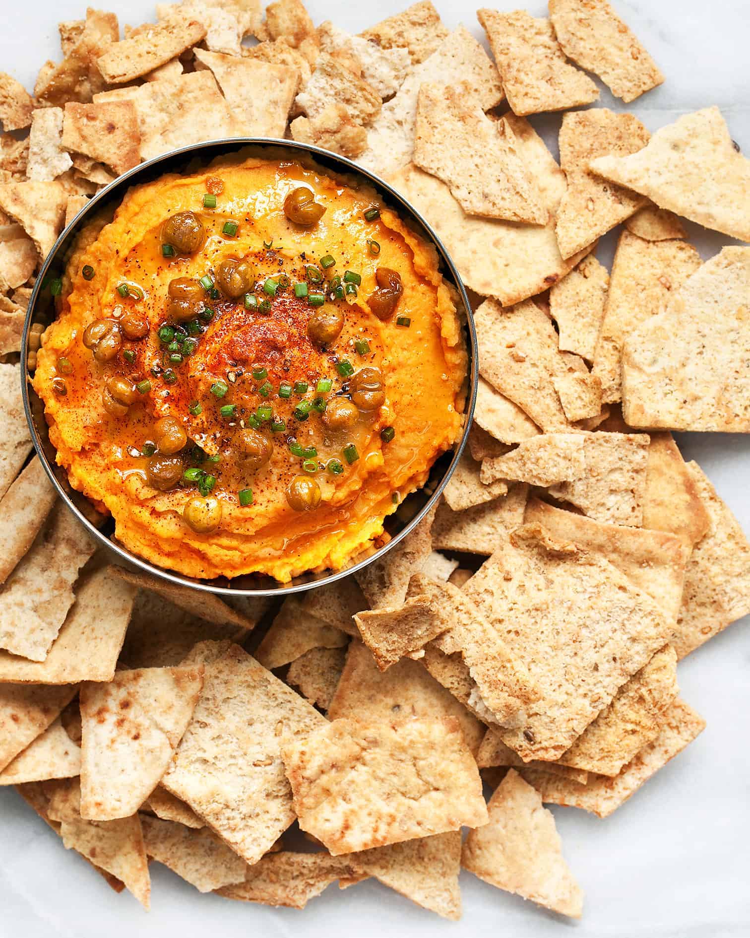 Roasted Sweet Potato Hummus with Tahini Last Ingredient