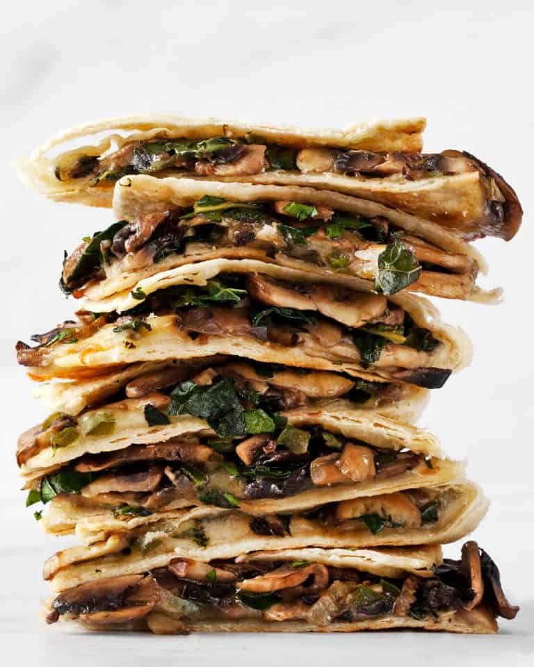 Easy Baked Mushroom Quesadilla Recipe Last Ingredient