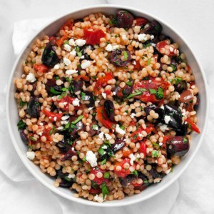 Roasted Tomato Olive Couscous