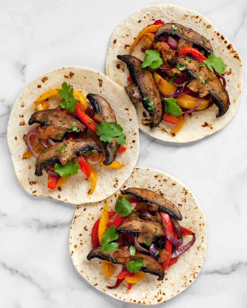 Sheet Pan Portobello Pepper Fajitas